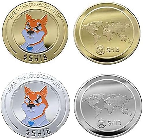 Любима Монета Възпоменателна Монета Shiba-Ин Монета Дож Монета Сребърно Покритие Виртуална Монета Предизвикателство