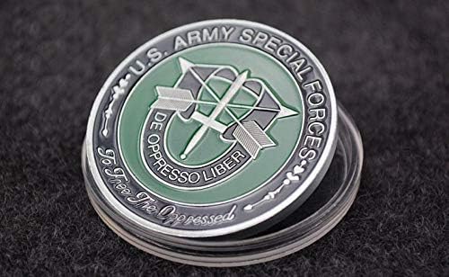 Монета на САЩ Америка е на Красив Зелен Военен Поема от Металните Монети, които Повикване Колекционерски Подаръци