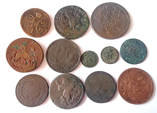 1800 с. на п. б. Монети на Руската империя от Различни периоди стотинка 1700-1911 стотинка Продавачът Добър