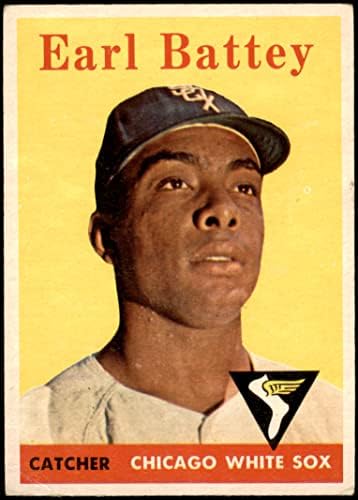 1958 Топпс # 364 Ърл Батти Чикаго Уайт Сокс (Бейзболна картичка) VG/EX+ Уайт Сокс