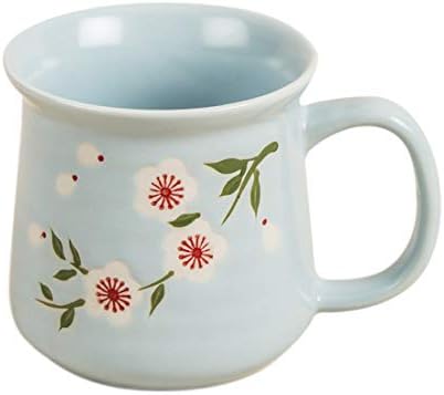 Chumbak Japanese Цвят Pastel Mug - Синьо - Чаша за чай и кафе, Керамика чаша за Пиене и Хранене, прибори и пособия