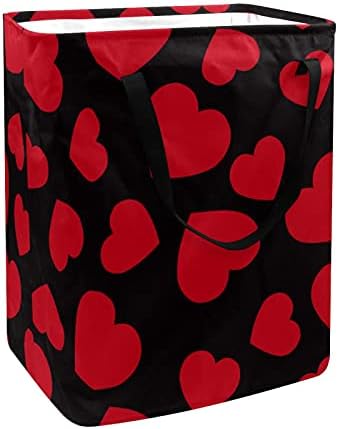 Кошница за дрехи Red Heart Голяма Чанта-Органайзер от Плат Кошница Сгъваема Кошница за Дрехи с Дръжки