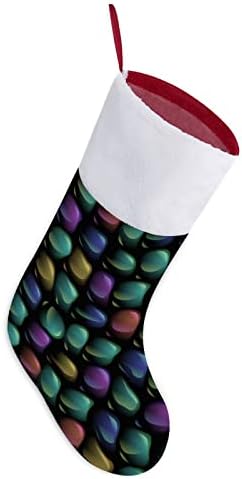Цвят Перли Морски Камъни, Коледни Чорапи, Коледни Чорапи Чанта За Дома Семеен Коледен Декор