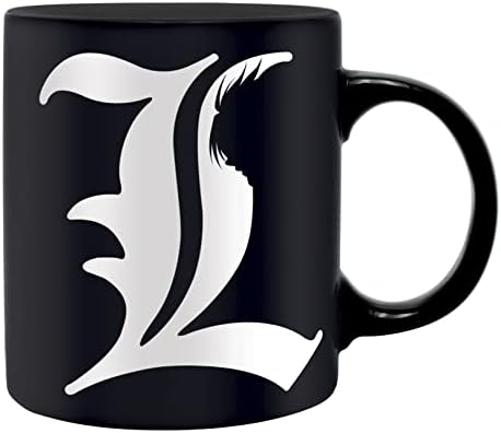Подаръчен комплект ABYstyle Death Note Detective L включва Керамични кафеена чаша за чай обем 11 грама, тетрадка