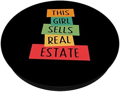 Това Момиче Продава Агент По Недвижими Имоти Недвижимост Брокер За Жени PopSockets С Възможност За Смяна На