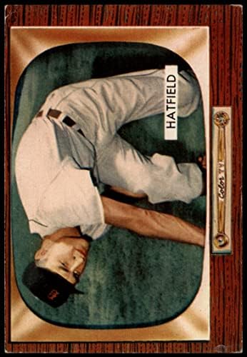 1955 Боуман # 187 Фред Хетфийлд Детройт Тайгърс (Бейзболна картичка) ЧЕСТНО тигри