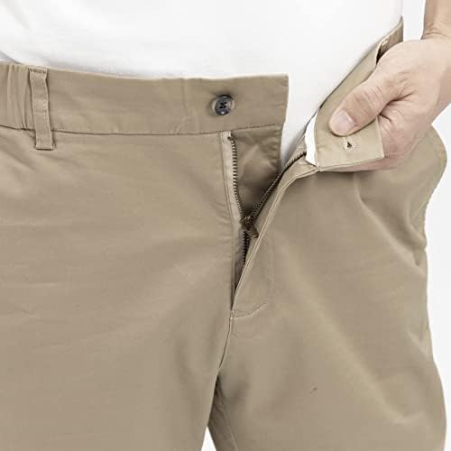 YUCENFU Мъжки Ежедневни Панталони на Директно Намаляване с Еластична гумена лента За Кръста, Ежедневни Панталони