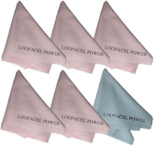 Кърпички за почистване от микрофибър Loopacell 6 Ултра Гладка, използвани за деликатни таблети, LCD телевизори,