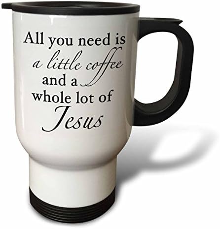 3. Всичко, което ви трябва, е малко кафе и много Black Jesus, Пътна чаша, 14 грама, бяла