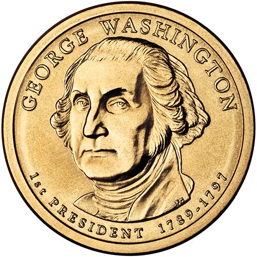 2007 Р Позиция Сатен Завърши Президентския долар Джордж Вашингтон Избор на Монетния двор на САЩ, Без да се прибягва
