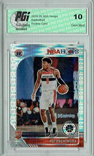 Руи Hachimura 2019 NBA Hoops 206 Pulsar Premium Stock Новобранец Card PGI 10 - Баскетболни карти За начинаещи