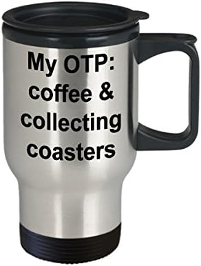 My ОТП: Чаша за кафе и Колекционерска стойност на Каботажните За пътуване - Поставка За Събиране Забавни Steins - Пътна чаша за събиране на Каботажните