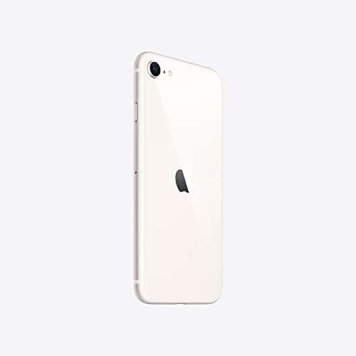 TracFone Apple iPhone SE 5G (3-то поколение), 64 GB, Бял - Смартфон с предплащане (блокиран)