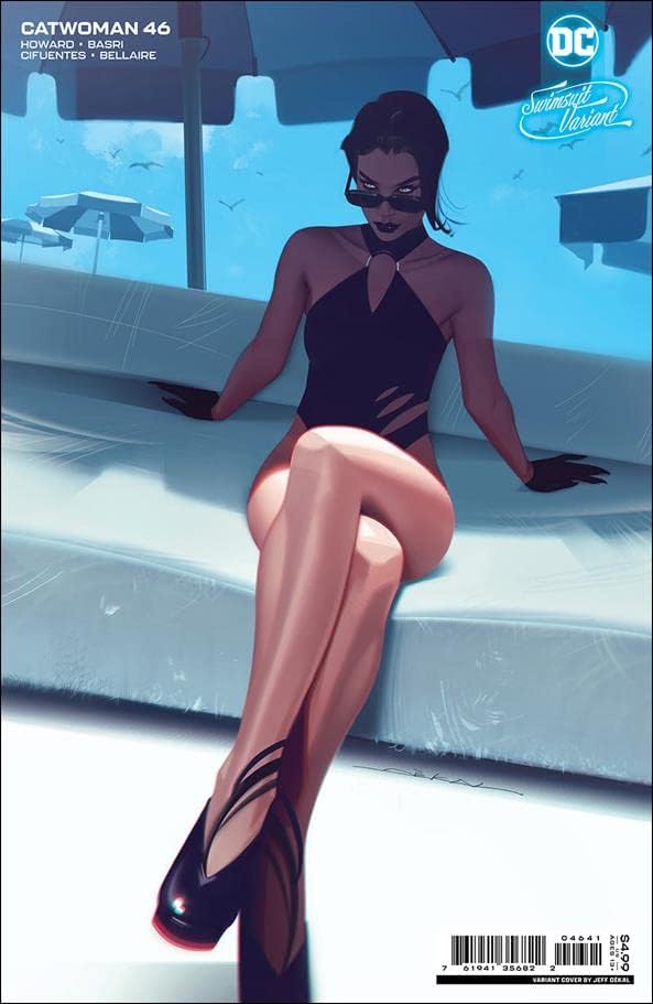 Жената-котка (5-та серия) 46C VF / NM ; комиксите DC | Вариант на бански костюм