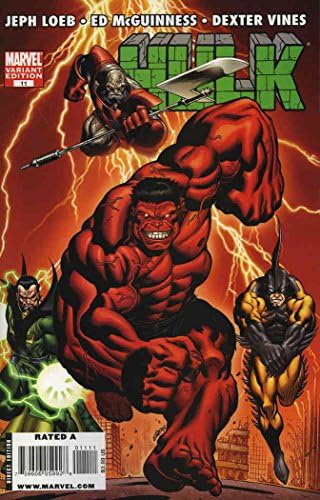 Хълк (4-серия) 11A VF / NM ; Комиксите на Marvel | вариант Червено Хълк