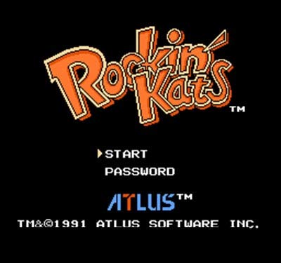 ROMGame Rockin Kats Region Free 8-Битова Игра Карта За 72-Контакт плейър, видео игри