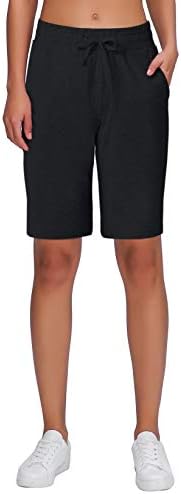 Дамски къси панталони-Бермуди за Йога ChinFun, Спортни Памучни Спортни къси Панталони за почивка, 10Дълги Шорти