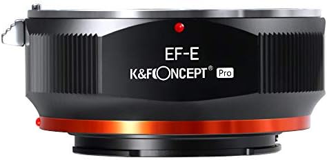 Адаптер за закрепване на обектива K & F Concept с ръчно фокусиране, Съвместим с обектив Canon EOS (EF/EF-S)