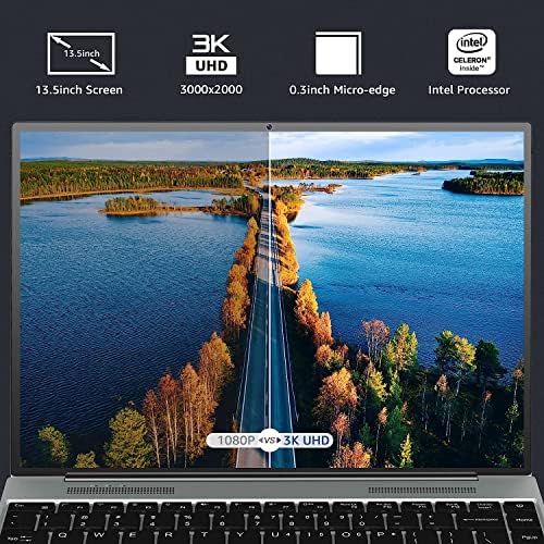 Преносим компютър XOPPOX 13,5 ', най-Новите КОМПЮТРИ-лаптопи с ясен екран UHD 3000 x 2000, Windows 10 Home с