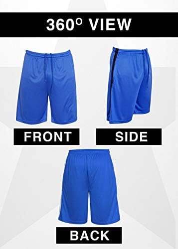 Мъжки къси панталони за фитнес Reset, Мъжки Спортни къси Панталони с Джобове, Мъжки Спортни Шорти За Бягане