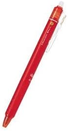 Прибиращи Стираемые Гел химикалки Pilot Frixion с шариковым стуком, fine Point, - 0,5 мм, с Червено Мастило