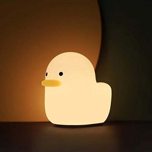 Нощни лека нощ за деца и бебета, Led нощна светлина-Уточка за детска Преносима Нощна лампа за кърменето, USB
