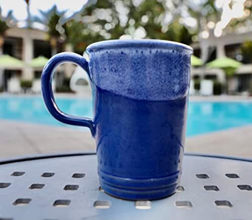 Чаша със синьо моржом - Пригородная чаша - синя