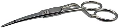 Ultima 6–Инчов Ножици за бродерия и апликации - Ножици за бродиране от Кована въглеродна стомана с двойно Извити,