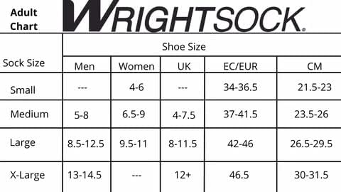 Ултра-тънки чорапи Wrightsock Унисекс на четвърт инч | Гарантирано Без блистеров | За жени и Мъже | Спорт и