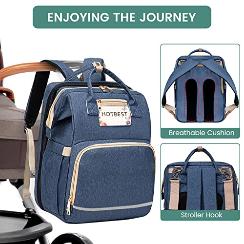 Модерен Раница-чанта за памперси, Голяма Детска чанта, Чанта за свободни с подплата за свободни, Мултифункционален