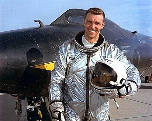 Печат на снимки пилот-пилот на НАСА Джо Энгла с галогенидом сребро X-15 11x14