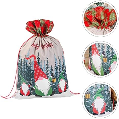 BESTOYARD Подарък чанта на Дядо Коледа Коледна торбичка за подарък на съвсем малък Хартиени Пакети На Експозиции