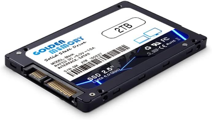 Твърд диск Golden Memory 2,5 SSD 2 TB, SATA III на 6.0 gbps - Вътрешен твърд диск
