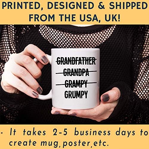 Дядо Чаша Чаша На Ден На Бащата - Дядо, Дядо, Дядо Grumpy Дядо Потертая Риза 11 Унция Чаша Чаши