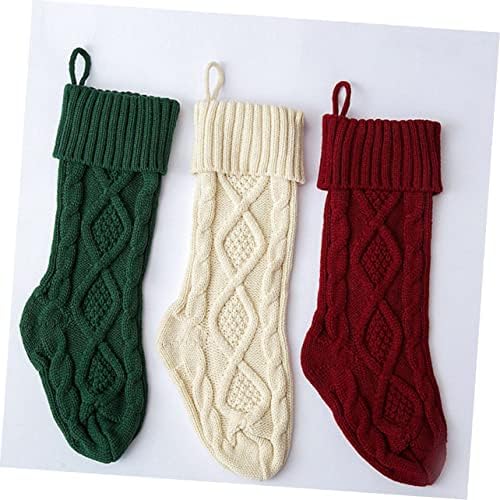 Toyvian, 1 бр. Чорапи, плетени калъф за Чорапи, Подаръчни Опаковки за шоколадови Бонбони, Подаръчни Пакети за
