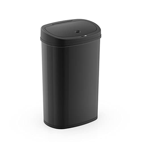 UXZDX Кухненската кофа за боклук с датчик за движение, Кофи за боклук от неръждаема стомана (Цвят: D, размер:
