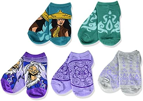 Чорапи за малки момиченца Дисни за Рая и Последният дракон 5 Опаковки Без показване